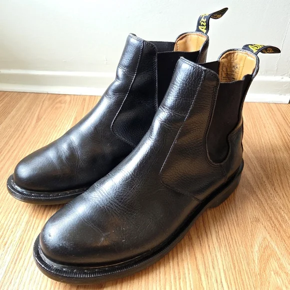 Dr. Martens Men's Victor New Nova Black Boho Chelsea Casual Ankle Boots Size 10 - Picture 15 of 16